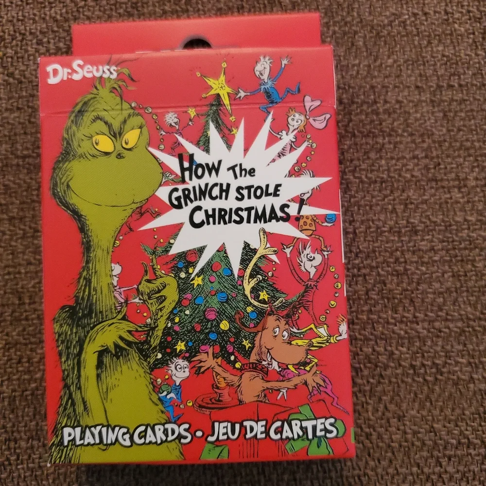 Aquarius How The Grinch Stole Christmas Playing Cards- NIB